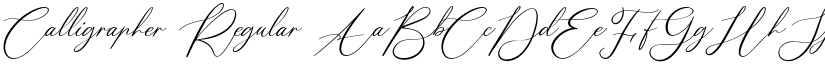 Calligrapher Regular font