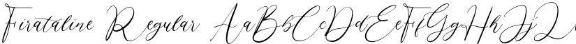 Firataline Regular font