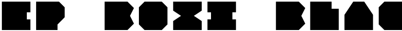 EP Boxi Black font