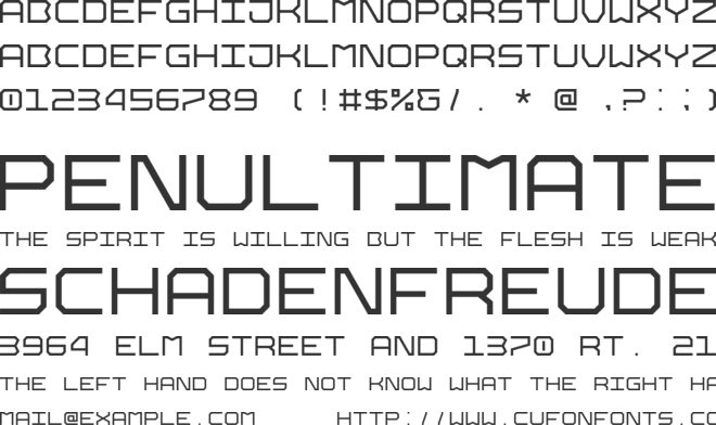 EP Boxi font preview
