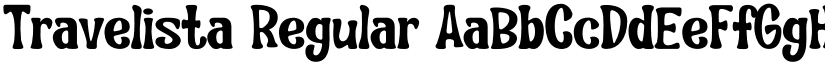 Travelista Regular font