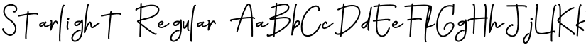 Starlight Regular font