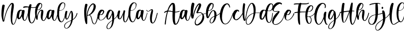 Nathaly Regular font