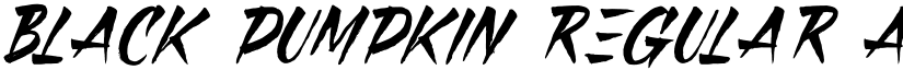 Black Pumpkin font download
