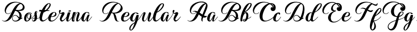 Bosterina font download