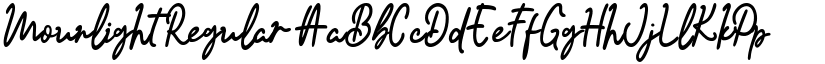Mounlight font download