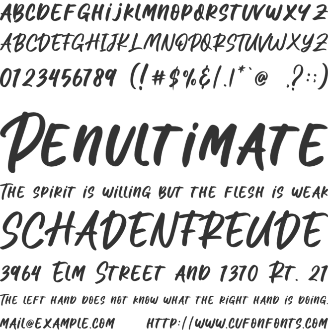 BLACK COBRA font preview