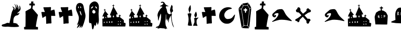 Halloween Clipart Regular font
