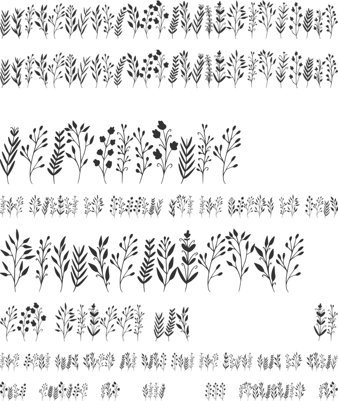 Floresta font preview