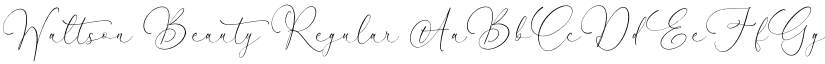 Waltson Beauty Regular font
