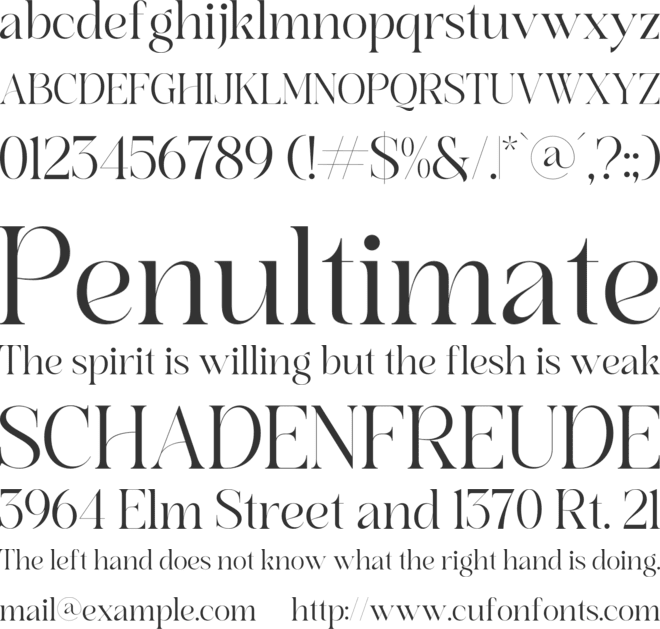 Branden Raulner font preview