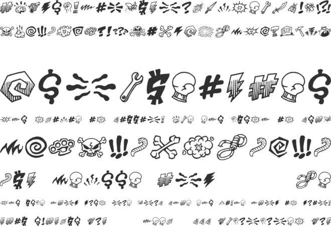 PottyMouth BB font preview