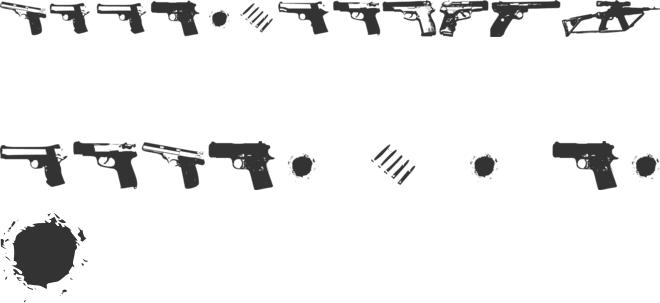 Gunbats font preview