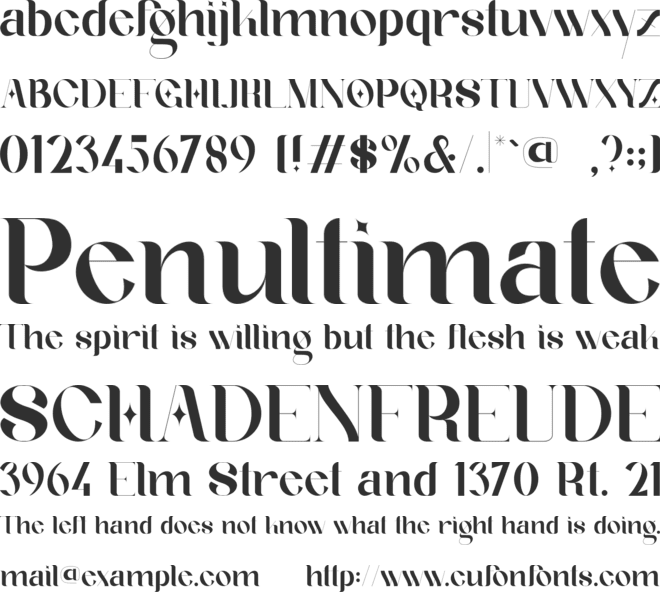 Geyster font preview