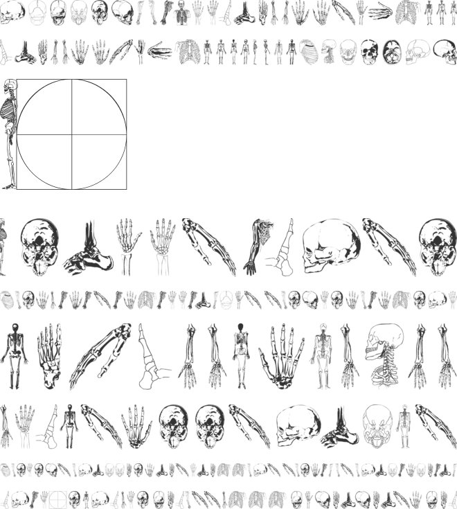 We Inside font preview