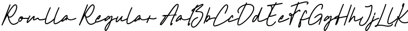 Romlla Regular font
