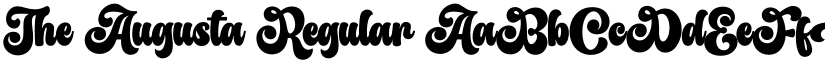 The Augusta font download