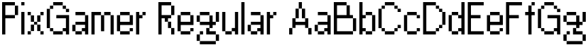 PixGamer Regular font