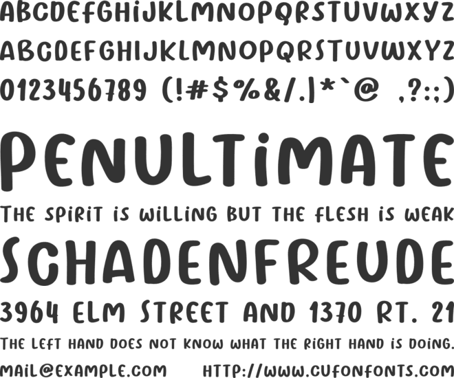 Bakul Nasi font preview