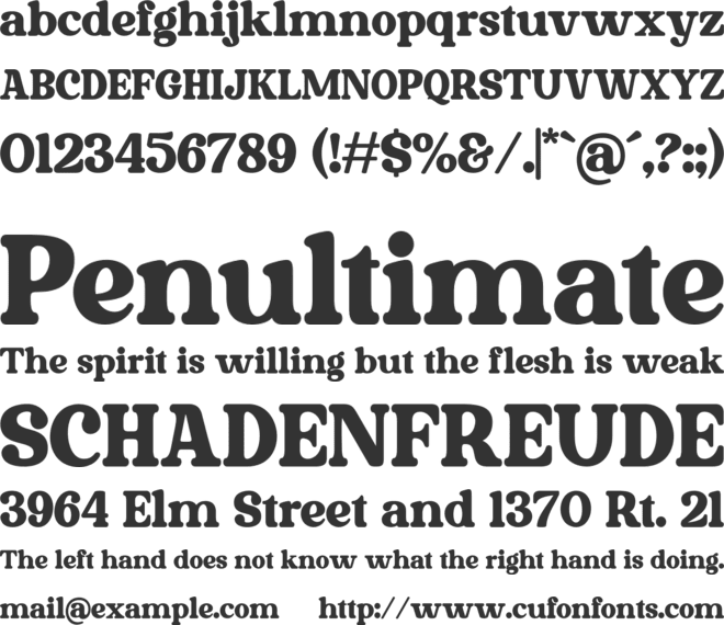 Morally Serif font preview