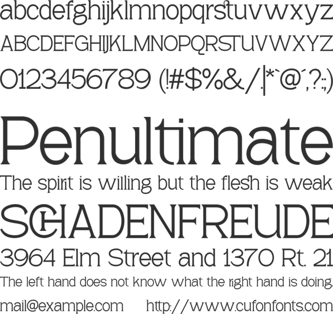 Pagers Display font preview