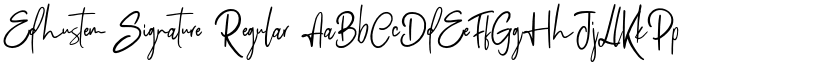 Edhustem Signature font download