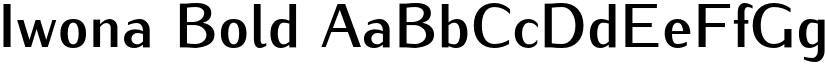 Iwona Bold font