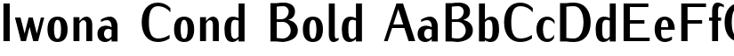 Iwona Cond Bold font