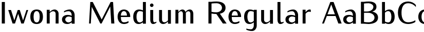 Iwona Medium Regular font