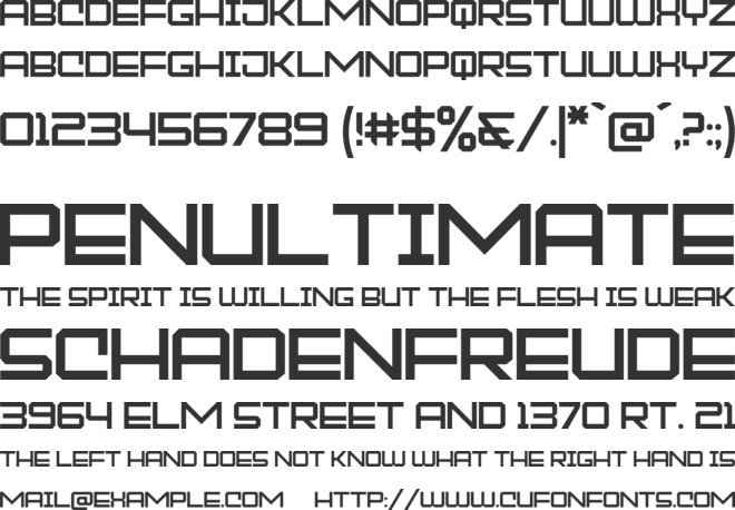 MOCKEJOE FONT font preview