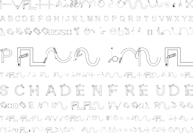 Maternellecolor Graphisme font preview