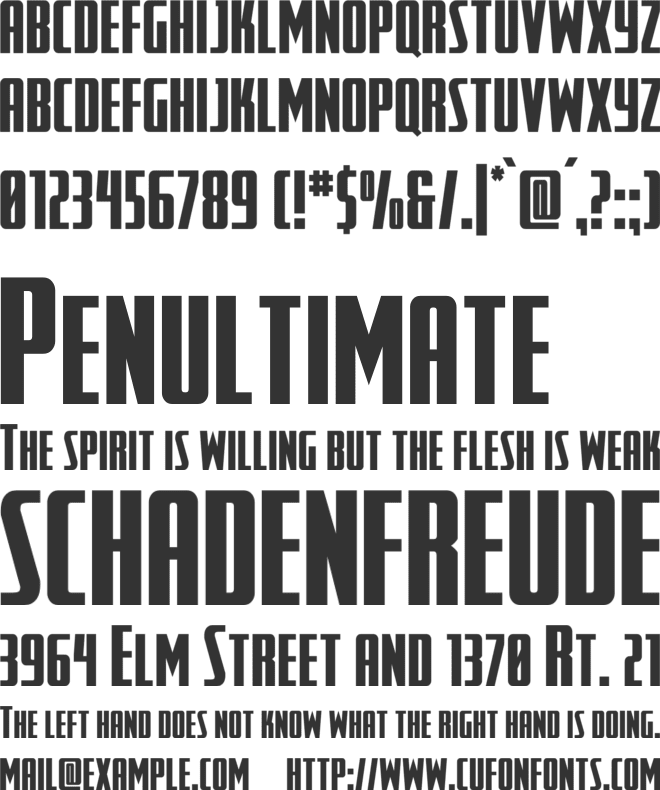 SurfQuest font preview