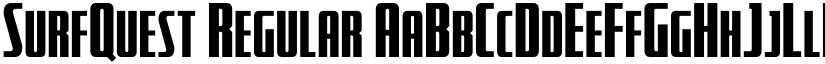 SurfQuest Regular font
