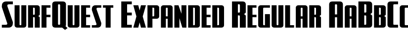 SurfQuest Expanded Regular font