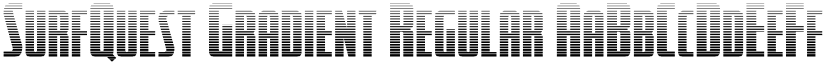 SurfQuest Gradient Regular font