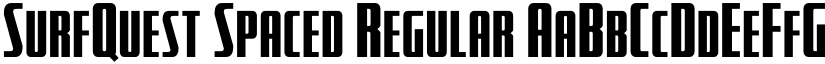 SurfQuest Spaced Regular font