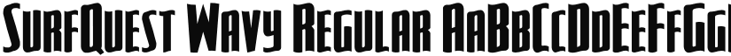 SurfQuest Wavy Regular font