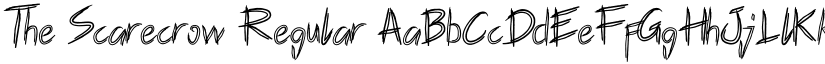 The Scarecrow Regular font