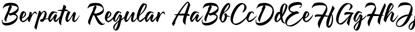 Berpatu font download