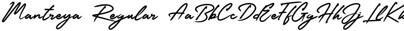 Mantreya Regular font