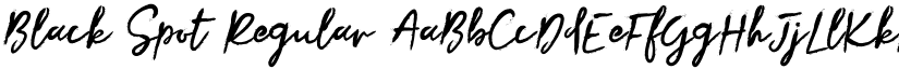 Black Spot font download