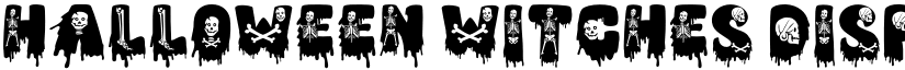 Halloween Witches Display font
