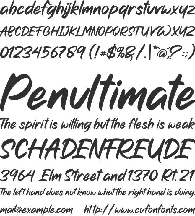 Rofaela font preview