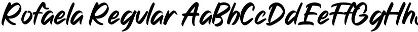 Rofaela Regular font