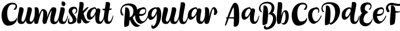 Cumiskat font download