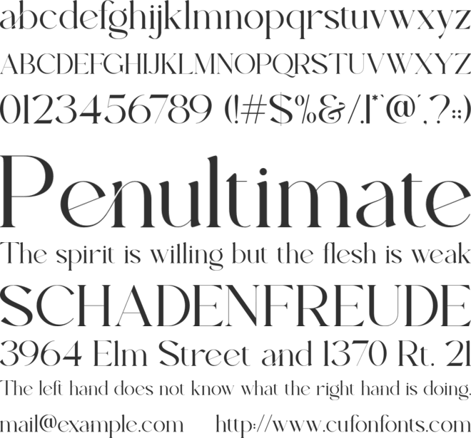 Sacred Valley font preview