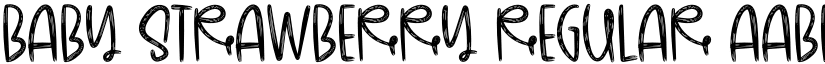 Baby Strawberry Regular font