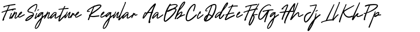 FineSignature font download