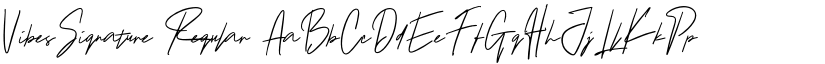 VibesSignature font download