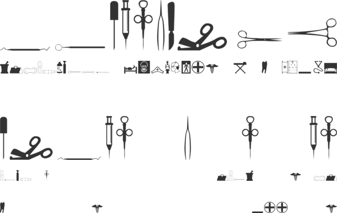 Medicine font preview